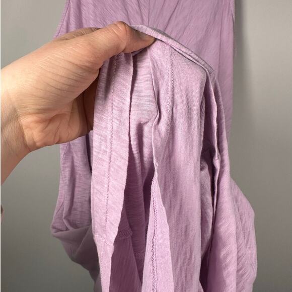 Stateside Purple 100% Supima Cotton Dress Women's Medium - Picture 5 of 6